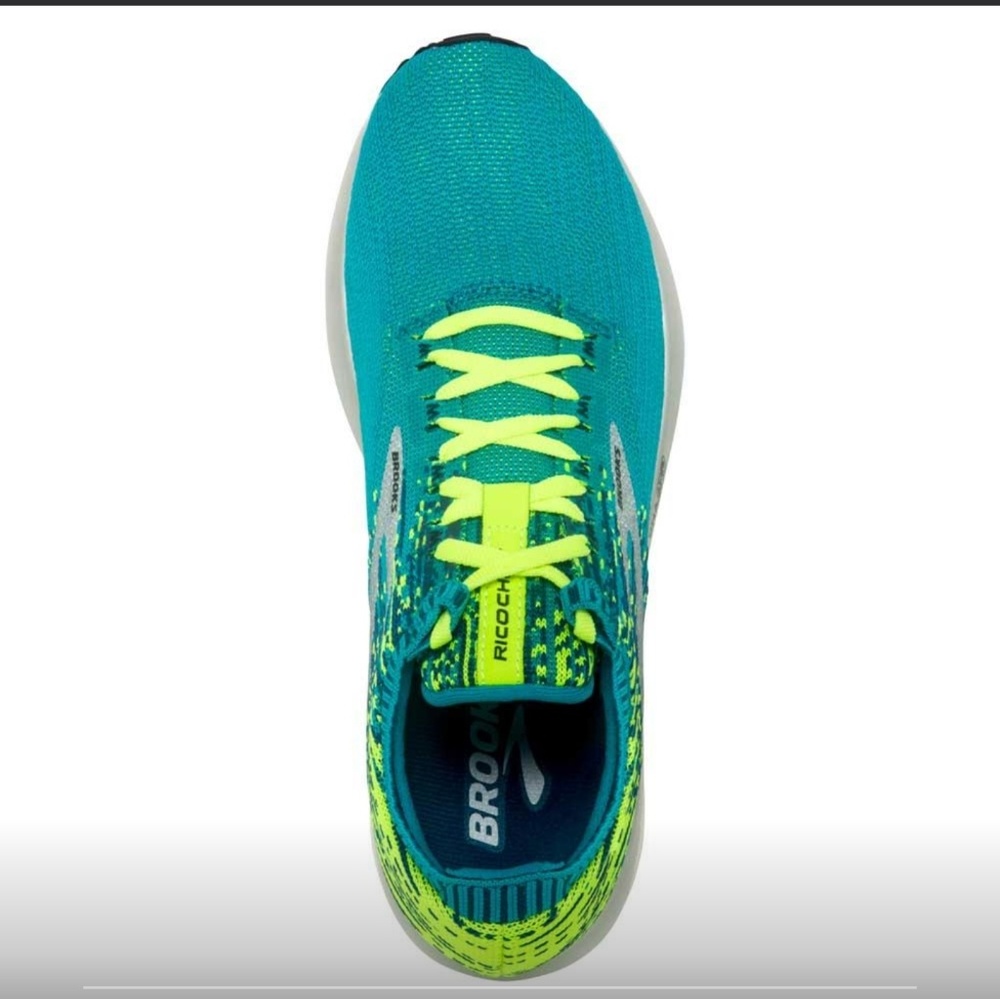 Brooks Women's Ricochet Teal Blue Running Shoes - Picture 4 of 7